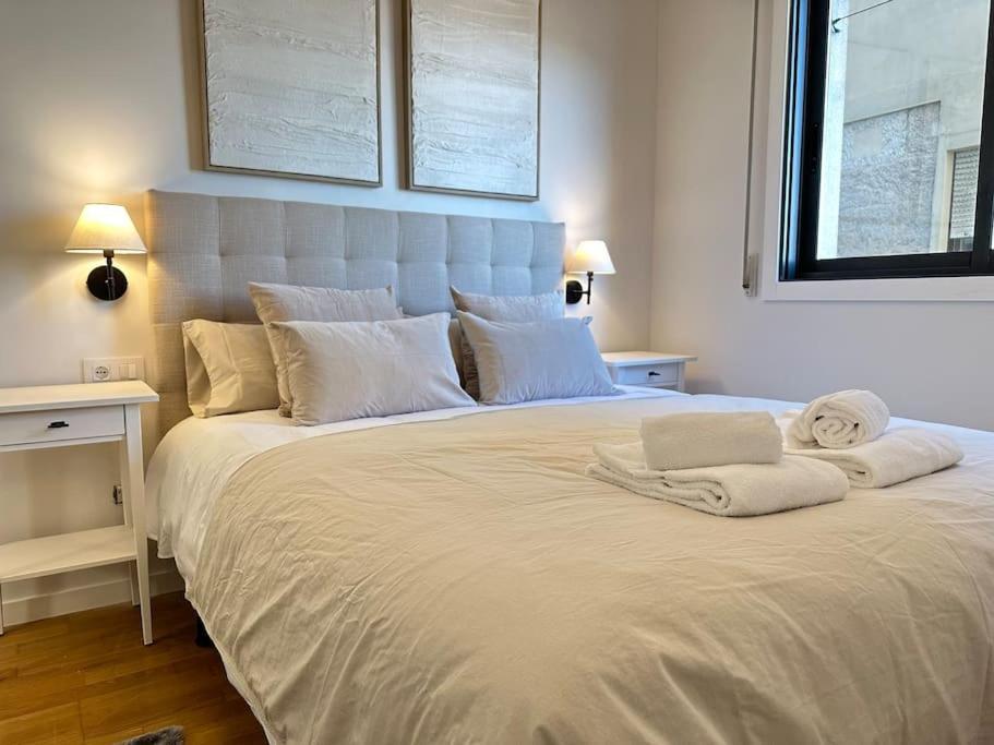 Centrico Apartamento Nuevo Vigo, Vistas Al Mar Exteriör bild